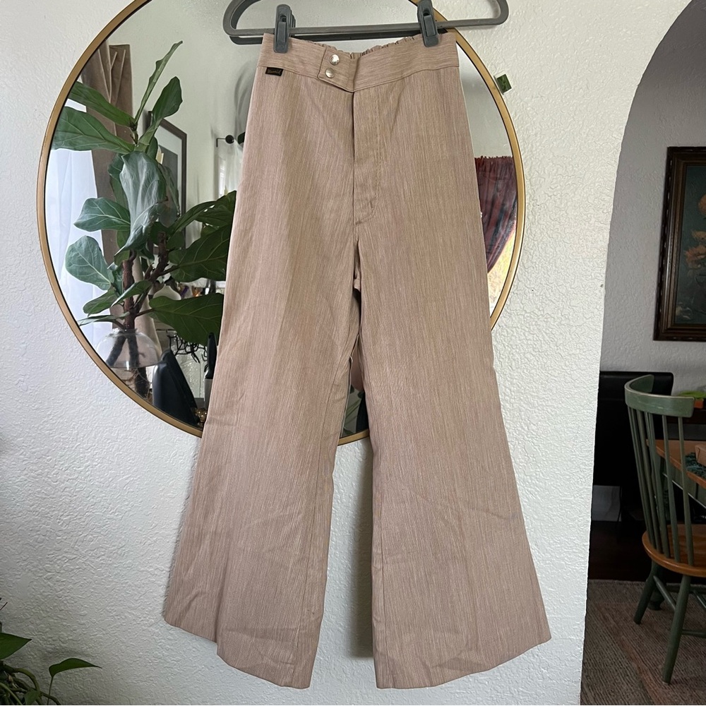 Vintage 70’s Maverick Tan Flare Pants
